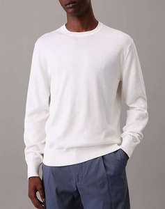 CALVIN KLEIN LS SUPIMA COTTON CREWNK SWEATER