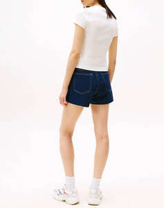 TOMMY JEANS TJW SLIM BADGE RIB TEE