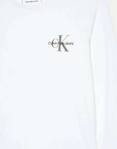 CALVIN KLEIN JEANS CHEST MONOLOGO LS T-SHIRT