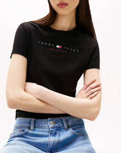 TOMMY JEANS TJW SLIM TJ US LINEAR SS TEE