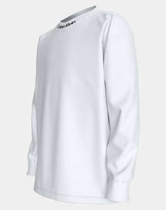 CALVIN KLEIN JEANS EMBRO. CK LOGO LS T-SHIRT