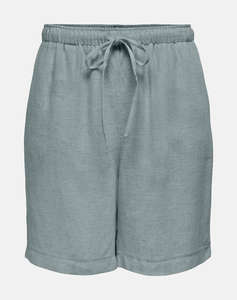 ONLY ONLSIESTA MW PULL-UP LIN BL SHORTS NOOS