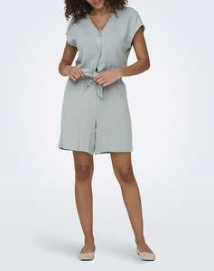 ONLY ONLSIESTA SS KNOT LIN BL SHIRT PNT NOOS