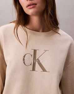 CALVIN KLEIN JEANS LS MONOLOGO FRENCH TERRY RLXD CN