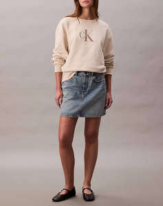 CALVIN KLEIN JEANS LS MONOLOGO FRENCH TERRY RLXD CN
