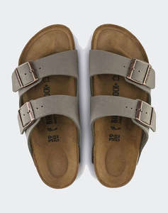 BIRKENSTOCK SYNTHETICS ARIZONA BFBC STONE 35 - 48 NARROW CORE ESSENTIAL INCALTAMINTE UNISEX