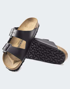 BIRKENSTOCK SYNTHETICS ARIZONA BF BLACK 35 - 50 NARROW CORE ESSENTIAL INCALTAMINTE UNISEX