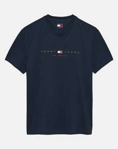 TOMMY JEANS TJM REG FLAG LINEAR SS TEE EXT