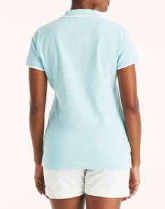 NAUTICA BLUZA POLO KM S/S TIPPED SPLIT NECK OCEAN POLO