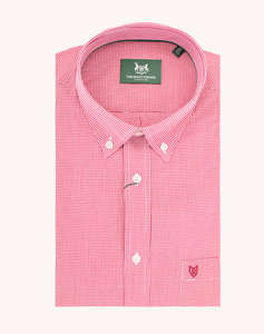 THE BOSTONIANS CAMASA CHESTER POPLIN REGULAR FIT MiniCheck POPLIN Button-down Regular Fit
