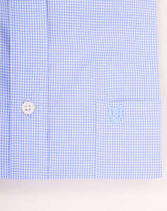 THE BOSTONIANS CAMASA CHESTER POPLIN REGULAR FIT MiniCheck POPLIN Button-down Regular Fit