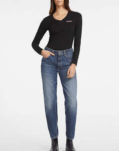 GUESS JEANS GJ LS VN SLIM MINI AMERICA TEE BLUZA DE DAMA