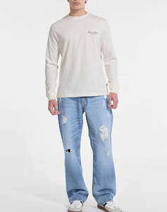 GUESS JEANS GJ CN LS REG PRINT ON SLEEVE BLUZA DE BARBATI