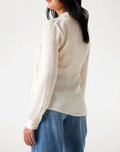 GUESS LS MARTHE LOGO SHIRT CAMASA DE DAMA