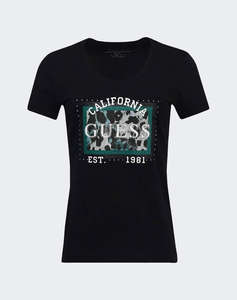 GUESS CN SS ANIMALIER BOXY PRINT BLUZA DE DAMA