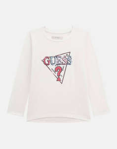 GUESS HIGH LOW LS T-SHIRT BLUZA DE COPII GIRL