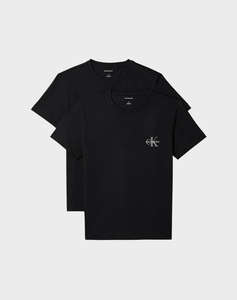 CALVIN KLEIN JEANS A- Logo CN 2 Pack Tee