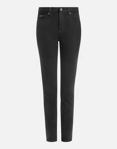 GUESS JEANS GJ G05 HIGH RISE SKI - ECO RECY CO HAJAR SS BLACK PANTALONI DE DAMA