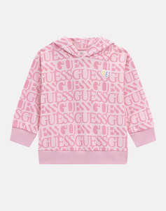 GUESS HOODED LS ACTIVE TOP BLUZA DE COPII GIRL