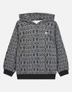 GUESS OVERSIZE HOODED LS ACTIVE TOP BLUZA DE COPII GIRL