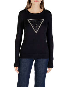 GUESS LS CN KIARA TRIANGLE LOGO SWTR BLUZA TRICOTATA DE DAMA