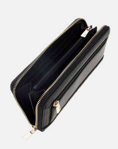 GUESS GIULLY II SLG LARGE ZIP AROUND PORTOFEL DE DAMA (Dimensiuni: 21 x 10 x 2cm.)