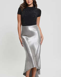 GUESS SS MOCK NECK ALL OVER 4G TEE BLUZA DE DAMA