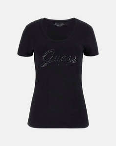 GUESS CN SS EMBRO SCRIPT LOGO TEE BLUZA DE DAMA