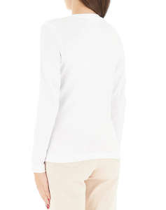 GUESS CN LS EMBRO SCRIPT LOGO TEE BLUZA DE DAMA