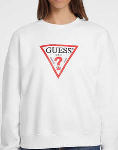 GUESS JEANS GJ CN OS ICONIC TRIANGLE SWEAT BLUZA DE DAMA
