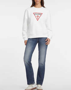 GUESS JEANS GJ CN OS ICONIC TRIANGLE SWEAT BLUZA DE DAMA