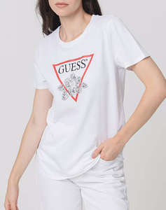 GUESS SS FLOWER BLING EASY TEE BLUZA DE DAMA