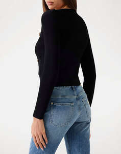 GUESS LS CN EMMIE CARDI SWTR CARDIGAN DE DAMA
