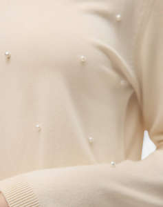 VERO MODA VMGLORY PEARL LS O-NECK PULLOVER BOO