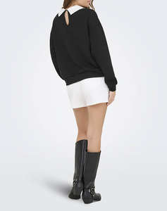 ONLY ONLWILLOW L/S O-NECK EMB. UB SWT