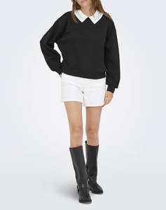 ONLY ONLWILLOW L/S O-NECK EMB. UB SWT