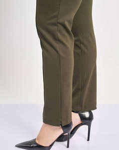 PARABITA Pantaloni elastici tip cigarette, cu cusatura