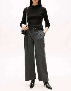 TOMMY HILFIGER SLIM CODY MOCK-NK LS