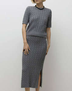 AWARE AWLORELLA 2/4 CREW NECK KNIT TOP NOOS