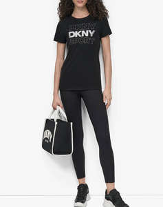 DKNY DP5T1333 LOGO BLUZA CU MANECA SCURTA DKNY