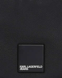 KARL LAGERFELD JEANS KLJ BOX LOGO SOFT HALFMOON BAG