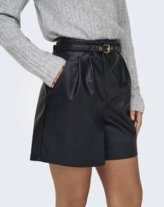 ONLY ONLHEIDI FAUX LEATHER SHORTS OTW NOOS