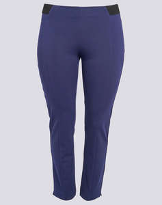 PARABITA Pantaloni elastici tip cigarette, cu cusatura