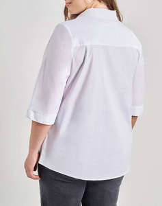 PARABITA Bluza din poplin, cu guler tip camasa