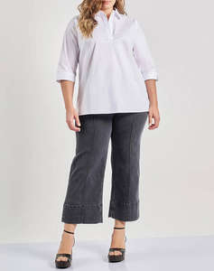 PARABITA Bluza din poplin, cu guler tip camasa