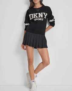 DKNY DP5R0749 LOGO PULOVER CU MANECA LUNGA DKNY