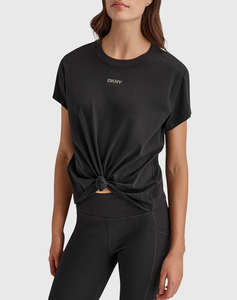 DKNY DP4T9994 LOGO BLUZA CU MANECA SCURTA DKNY