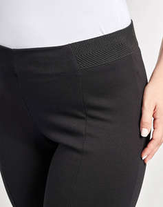 PARABITA Pantaloni elastici tip cigarette, cu cusatura