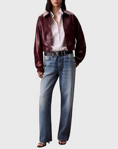 CALVIN KLEIN JEANS A-Crppd Crnkl Fx Lth