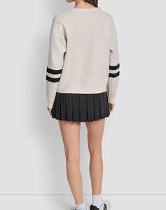 DKNY DP5R0749 LOGO PULOVER CU MANECA LUNGA DKNY